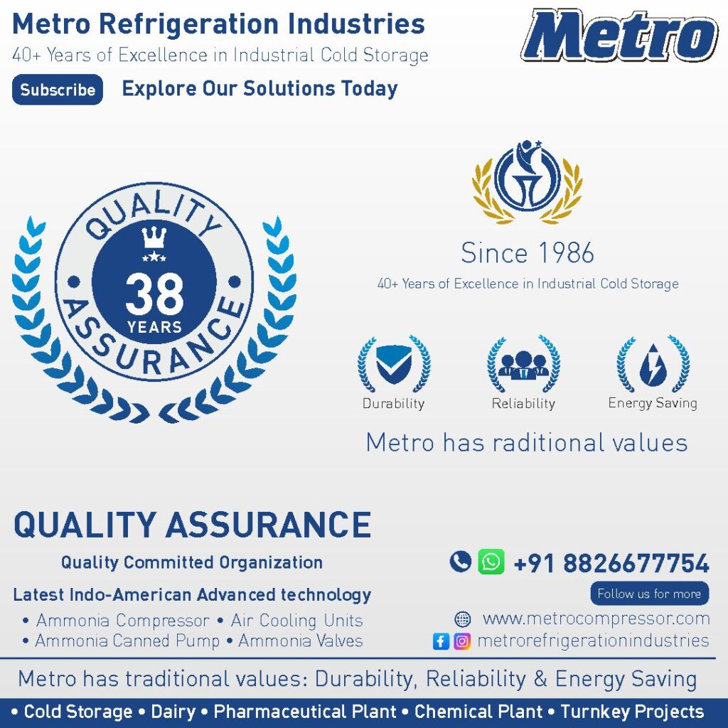 Reliable Ammonia Refrigeration Solution for Industrial Applications