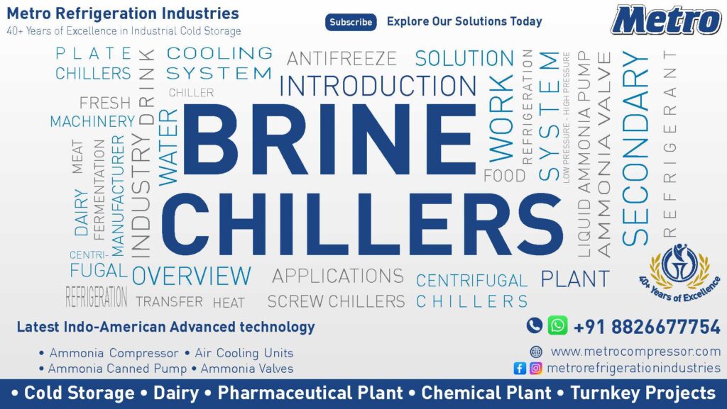 Brine Chiller System: Efficient brine chiller system for industrial cooling and refrigeration.